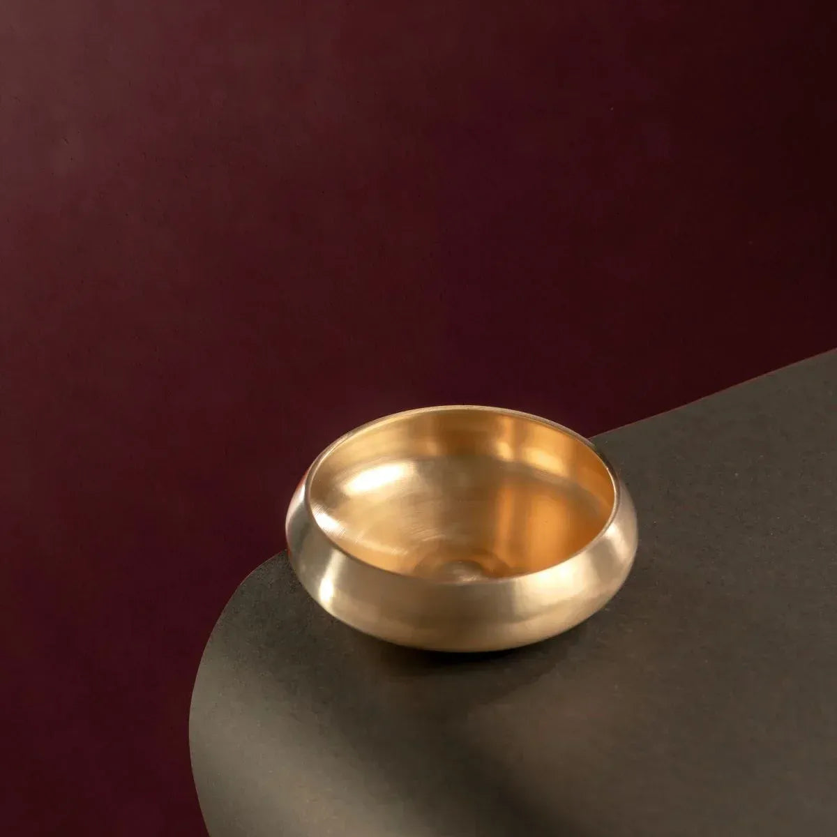 Kansa Bela Shrikhand Bowl Handcrafted Bronze Serving Bowl