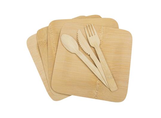 Bamboo Dinner Set 16-Piece