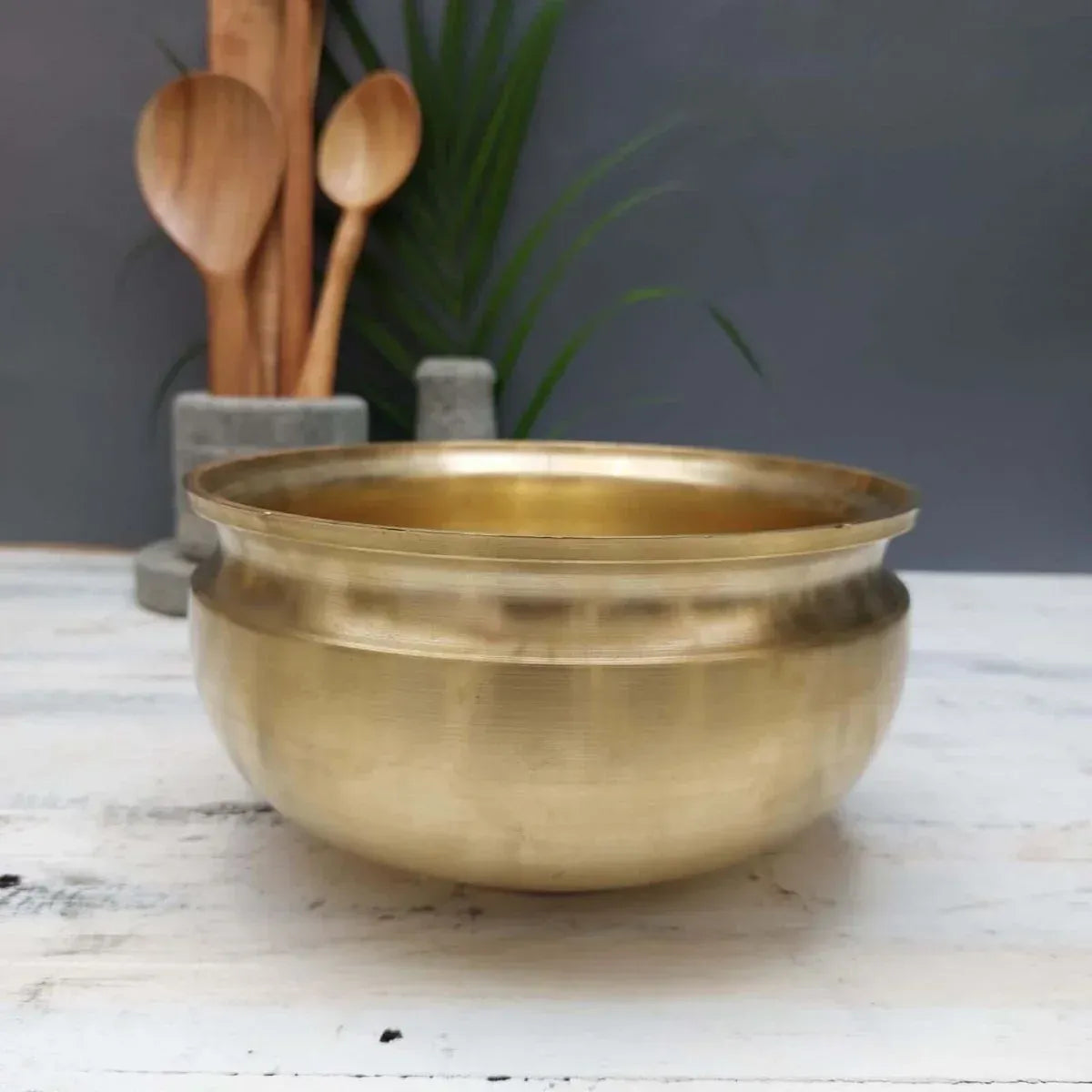 Bronze Vengala Chatti Kaiya Uruli Small Handcrafted Traditional Cookware