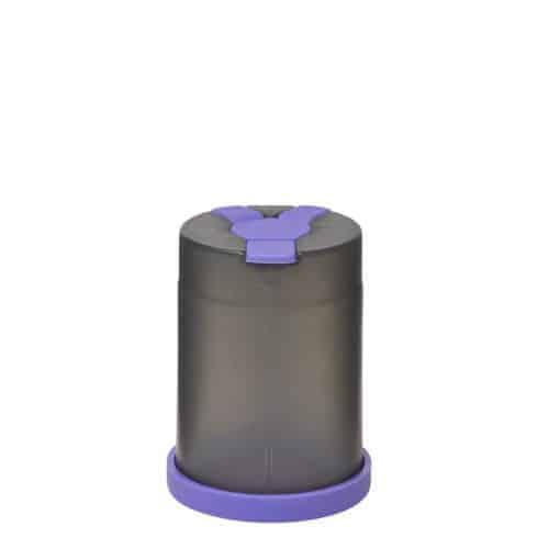 Plastic Food Storage Container Shaker for 3 different spices! 3 in 1 Blueberry